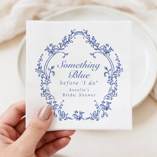 AURELIA Chinoiserie Something Blue Bruidsdouche Servet