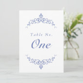 AURELIA Chinoiserie Victorian Carte Numéro de tabl (Debout devant)