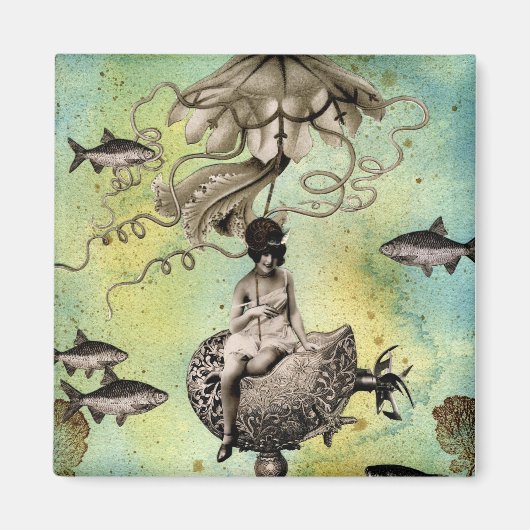 Aurelia en haar Jelly Cruiser Magneet (Voorkant)