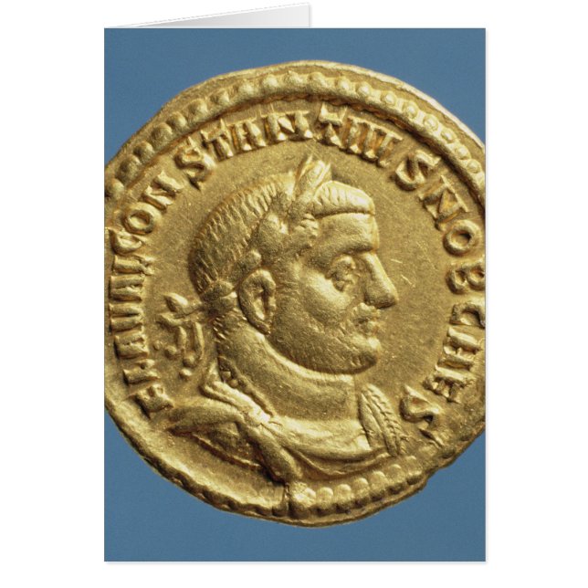 Aureus Constantius I Caesar Augustus (Voorkant)