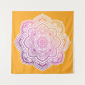 Auri Mandala Fine Art Tapestry Wandkleed (Voorkant (horizontaal))