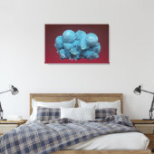 Aurichalciet met Smithsonite, Soccorro County, Nie Canvas Afdruk (Insitu (Slaapkamer))