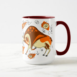 Auroch Cave Painting met Entoptocs Mok