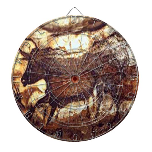 Aurochs Bull in Lascaux, Frankrijk - Dart Board Dartbord (Voorkant)