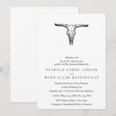  Aurochs Skull Illustratie Kaart (Voorkant / Achterkant)