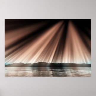 Aurora aan de oppervlakte poster