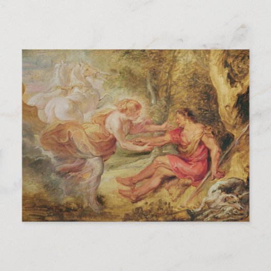 Aurora Abducting Cephalus, 1636 Briefkaart (Voorkant)