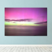 Aurora Australis Southern Lights Australië Canvas Afdruk (Insitu (Houten vloer))