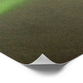 Aurora Australis uit de ruimte Poster (Hoek)