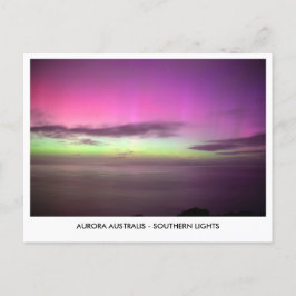 Aurora Australis - Zuiderlicht nachtelijke hemel Briefkaart