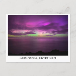 Aurora Australis - Zuiderlicht nachtelijke hemel Briefkaart