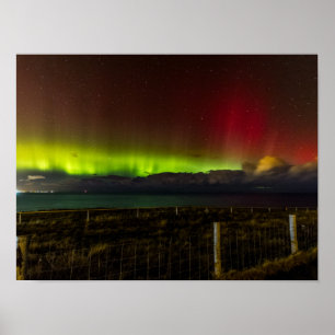 Aurora bij South Shields Poster/Print Poster