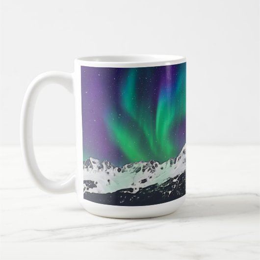 Aurora Borealis - 15 oz. Mok (Links)