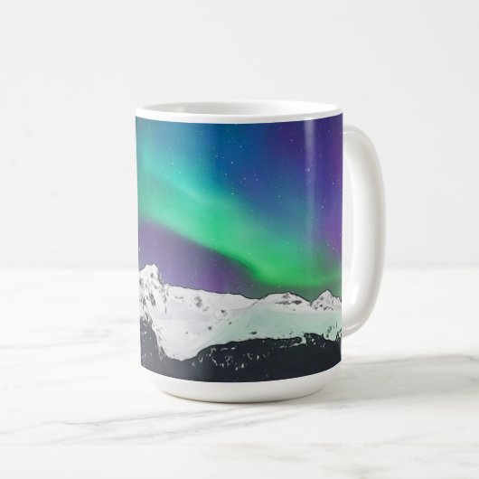 Aurora Borealis - 15 oz. Mug (Devant droit)