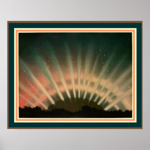 Aurora Borealis 16 x 20 Trouvelot Poster
