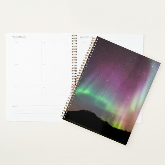 Aurora Borealis Alaska Brooks Range, Alaska Planner (Display)