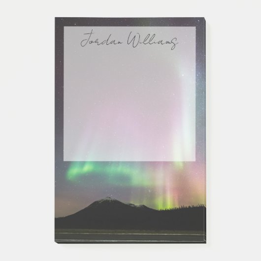 Aurora Borealis | Alaska Brooks Range, Alaska Post-it® Notes (Voorkant)