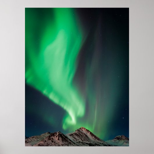 Aurora Borealis | Anchorage, Alaska Poster (Voorkant)