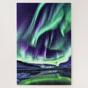 Aurora Borealis Art Puzzel Legpuzzel