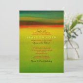 AURORA BOREALIS Bar Bat mitzvah Invitation (Debout devant)
