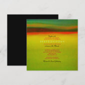 AURORA BOREALIS Bar Bat mitzvah Invitation (Devant / Derrière)