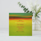 AURORA BOREALIS Bar Bat mitzvah Invitation (Debout devant)