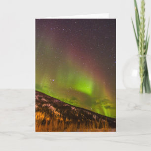 Aurora Borealis Bergen Fairbanks Alaska Kaart
