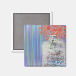 Aurora Borealis Boeket Originele Kunst Magneet