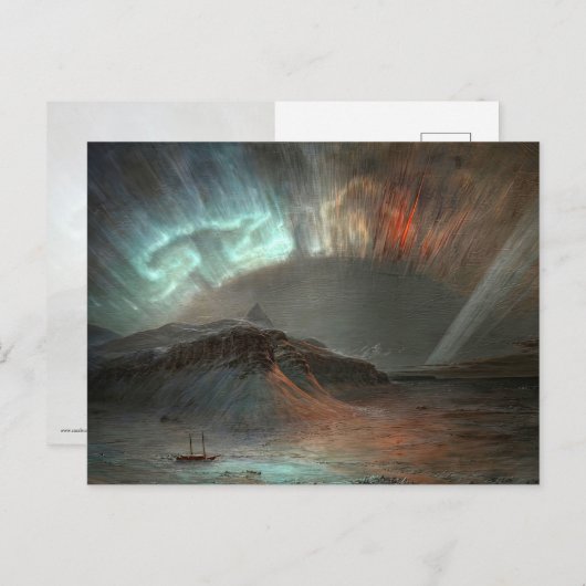 Aurora Borealis Briefkaart (Voorkant / Achterkant)