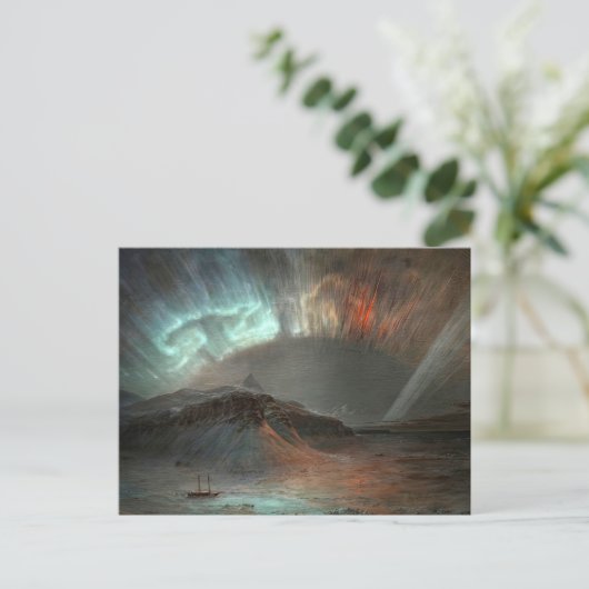Aurora Borealis Briefkaart (Staand voorkant)
