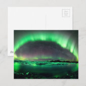 Aurora Borealis Briefkaart (Voorkant / Achterkant)