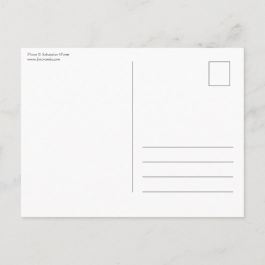 Aurora Borealis Briefkaart (Achterkant)