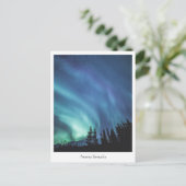 Aurora Borealis Briefkaart (Staand voorkant)