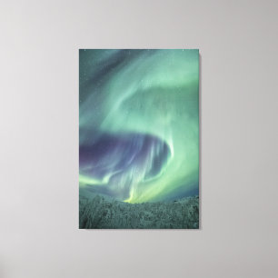 Aurora Borealis Canvas Afdruk