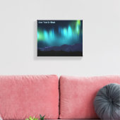 Aurora Borealis Canvas Afdruk (Insitu (Woonkamer))