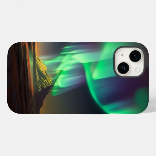 Aurora borealis Case-Mate iPhone case (Achterkant (horizontaal))