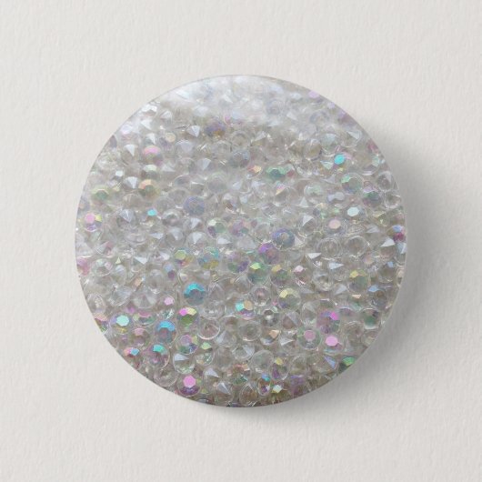 Aurora Borealis Crystals Afbeelding Ronde Button 5,7 Cm (Voorkant)