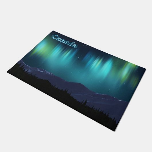 Aurora Borealis Deurmat (Schuin)