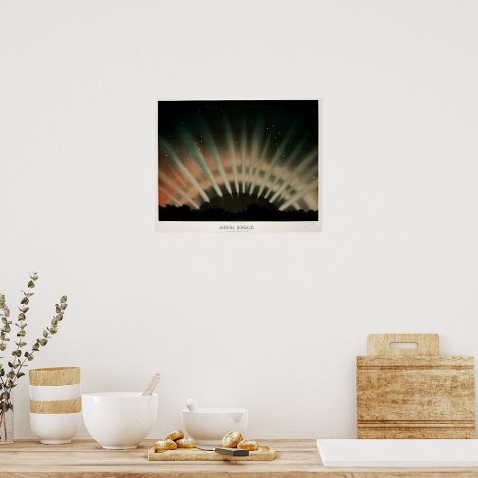  Aurora Borealis Enhanced Poster (Keuken)