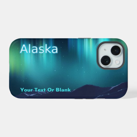 Aurora Borealis - Étui OtterBox pour iPhone Alaska (Verso Horizontal)