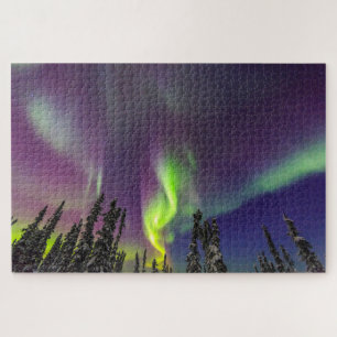 Aurora Borealis Fairbanks, Alaska Legpuzzel