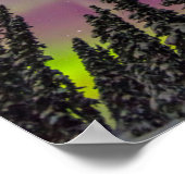 Aurora Borealis | Fairbanks, Alaska Poster (Hoek)