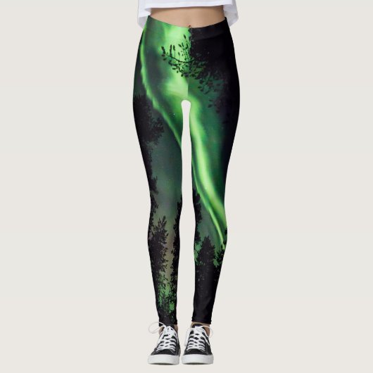 Aurora borealis, Finse Lapland Leggings (Voorkant)