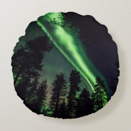 Aurora borealis, Finse Lapland Rond Kussen