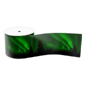 aurora-borealis groen grosgrain lint (Spoel)