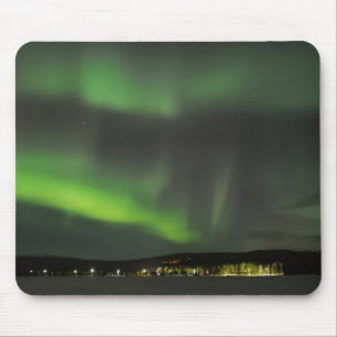 Aurora borealis in de hemelmousepad muismat