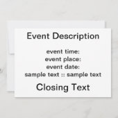 Aurora Borealis Kaart (Achterkant)