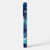 Aurora borealis/Kerstmis/Winter iPhone Hoesje (Linkerkant)