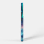 Aurora borealis/Kerstmis/Winter Samsung Galaxy Hoesje (Rechterkant)