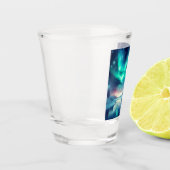 Aurora borealis/Kerstmis/Winter Shot Glas (Links)